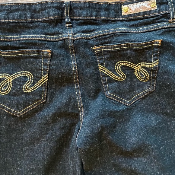 Y2K Southpole Women’s Dark Wash Bootcut Jeans Size 11 Low Rise Streetwear Denim - Picture 3 of 15